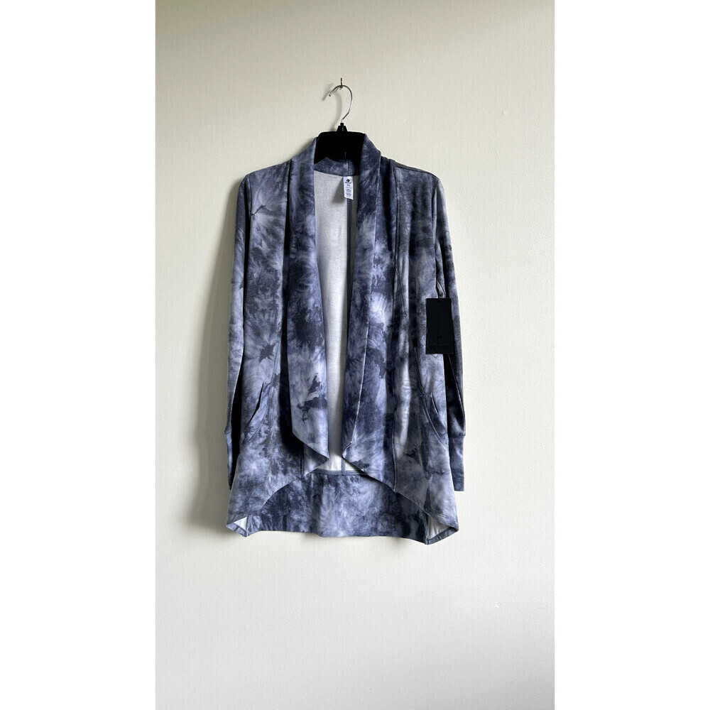 90 DEGREE BY REFLEX Women's Shawl Open Front Cardigan In Tie Dye Size XS $120